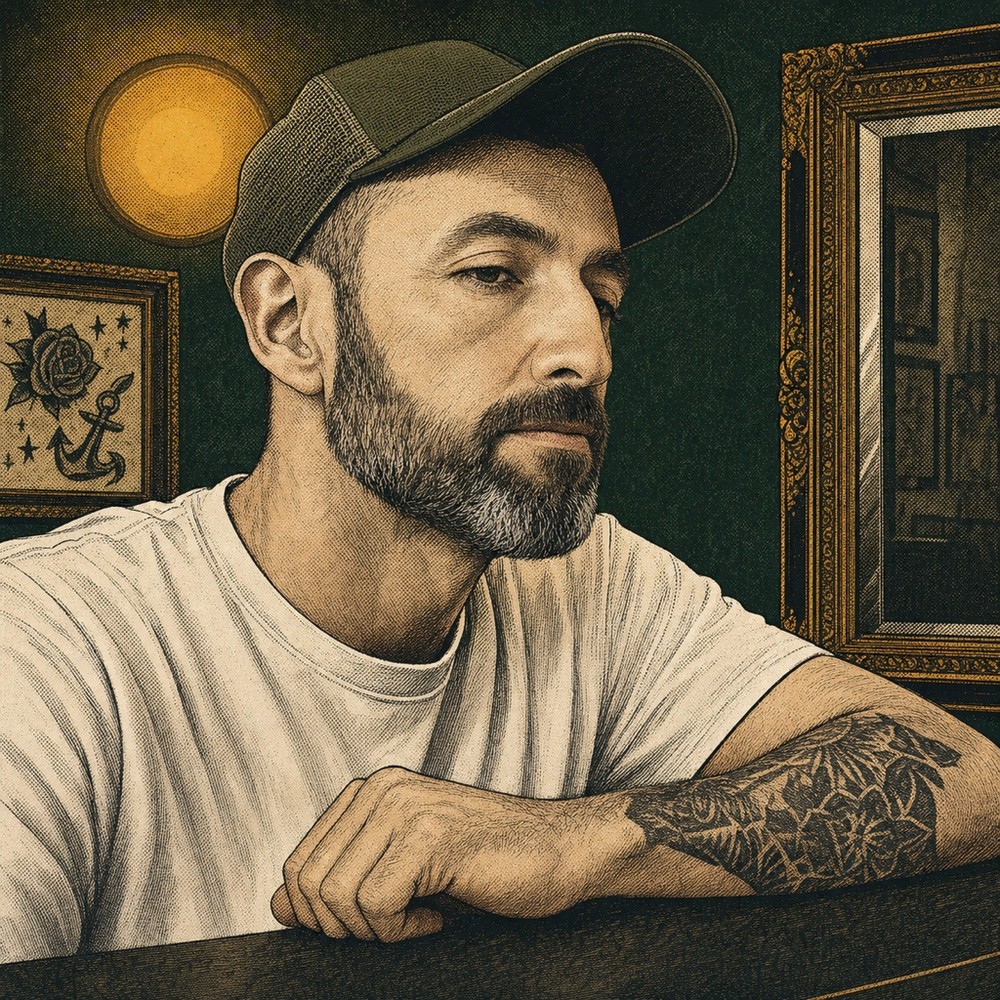 Illustrated portrait of Alex