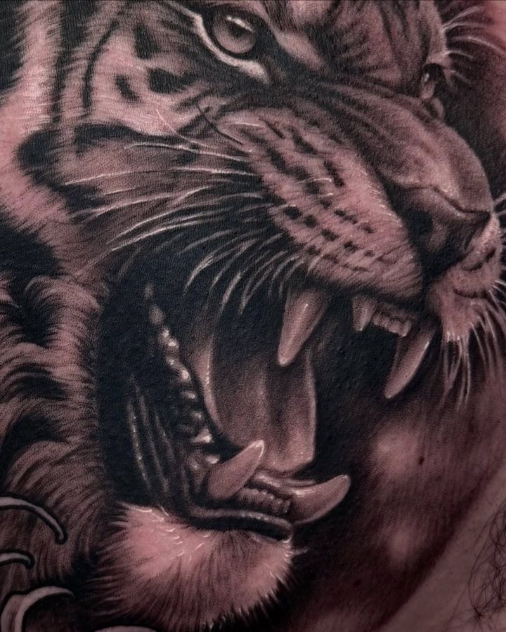 Tattoo work by Jivan at Mother Goose Tattoo